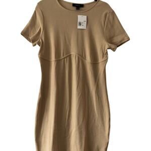 Forever 21 Beige Ribbed t-shirt dress - 1X NWT